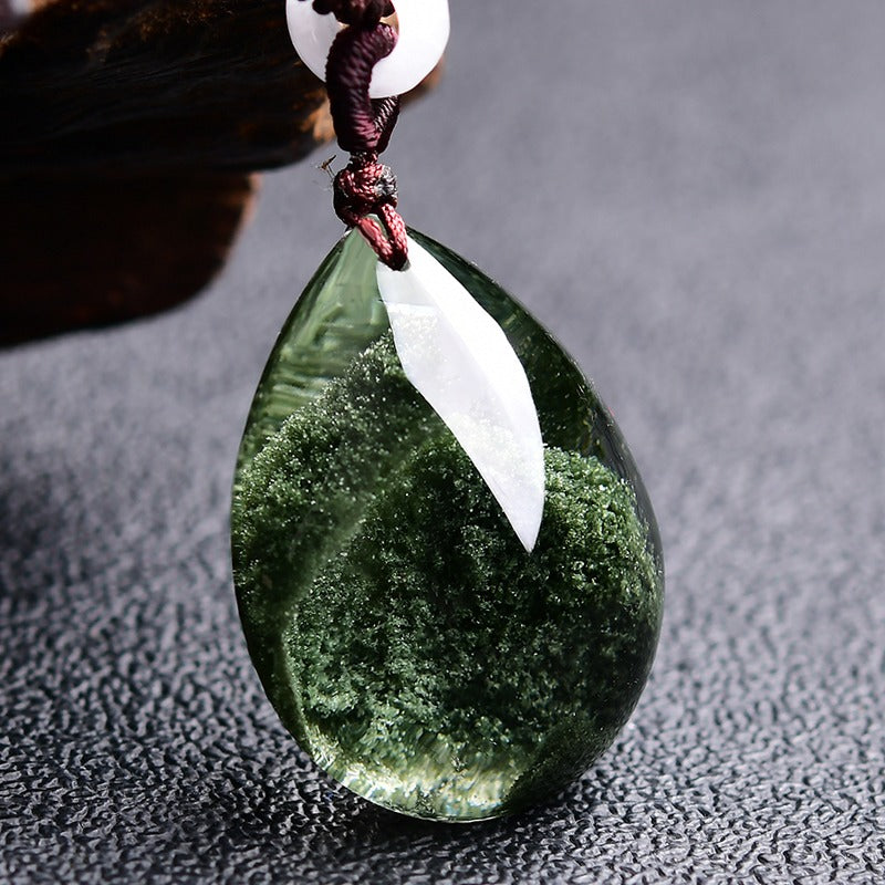 Green Phantom Crystal Pendant