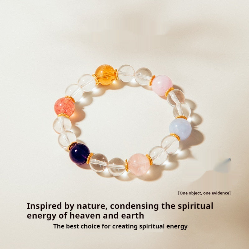 Song Crystal Amethyst Ankang Bracelet