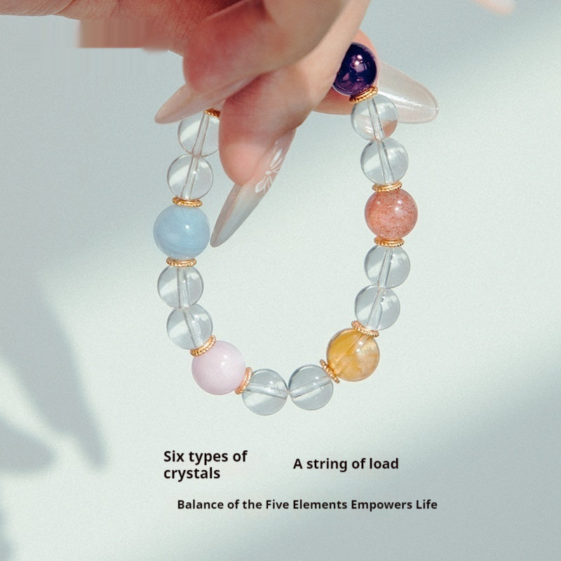 Song Crystal Amethyst Ankang Bracelet