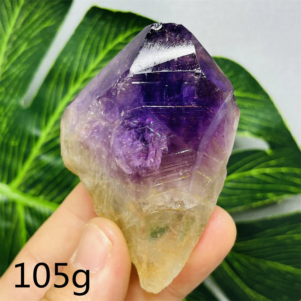 Natural Gemstone Amethyst Sceptre Clear Crystal Original Mineral Specimen Home Room Decoration Witchcraft altar Spiritual Yoga