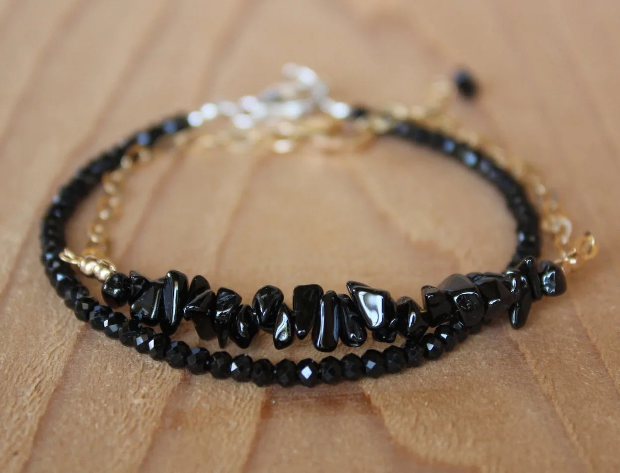 Black Tourmaline Empath Protection Bracelet for Women