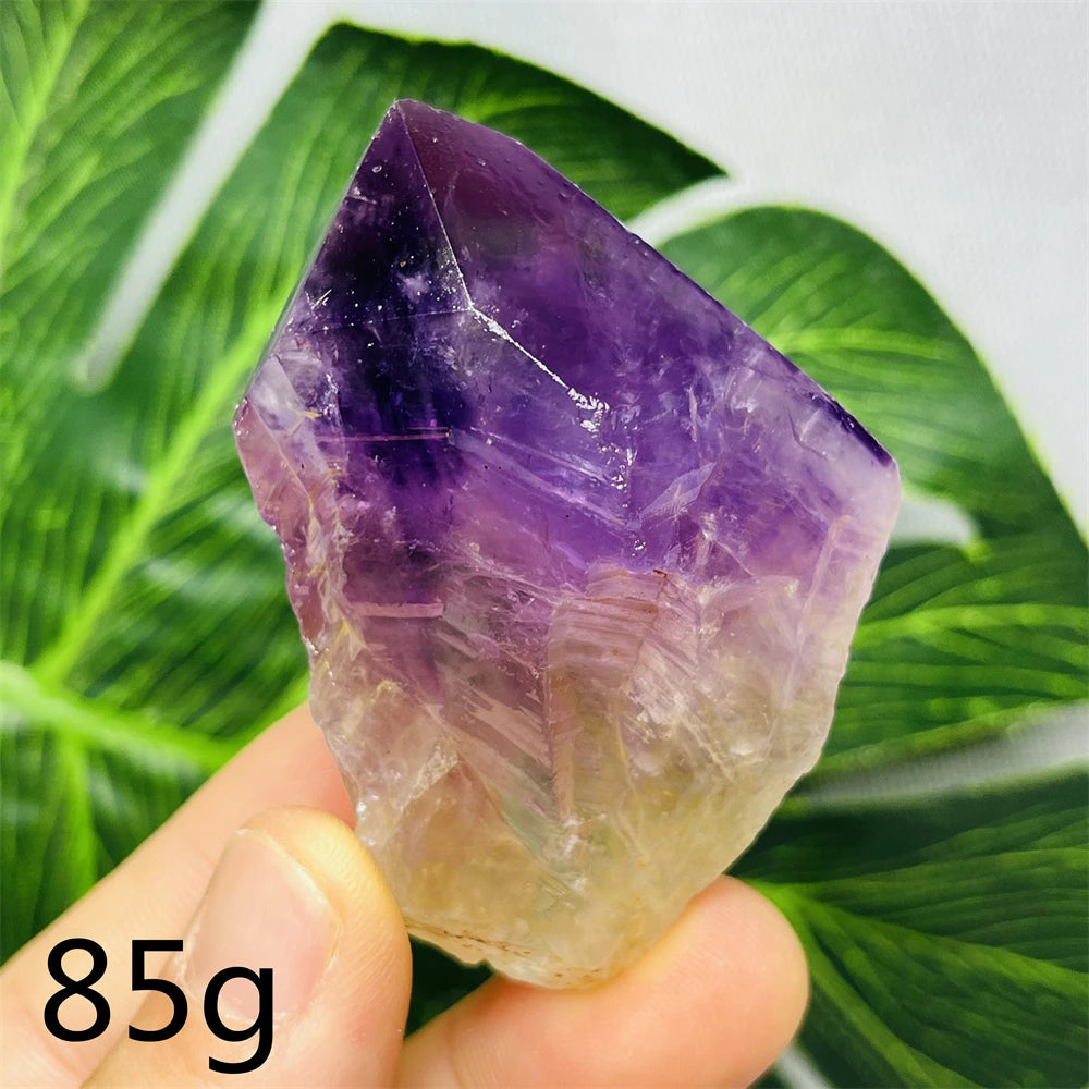Natural Gemstone Amethyst Sceptre Clear Crystal Original Mineral Specimen Home Room Decoration Witchcraft altar Spiritual Yoga