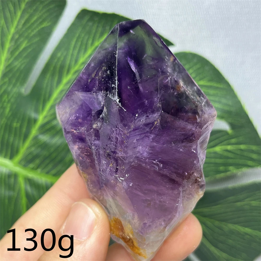 Natural Gemstone Amethyst Sceptre Clear Crystal Original Mineral Specimen Home Room Decoration Witchcraft altar Spiritual Yoga