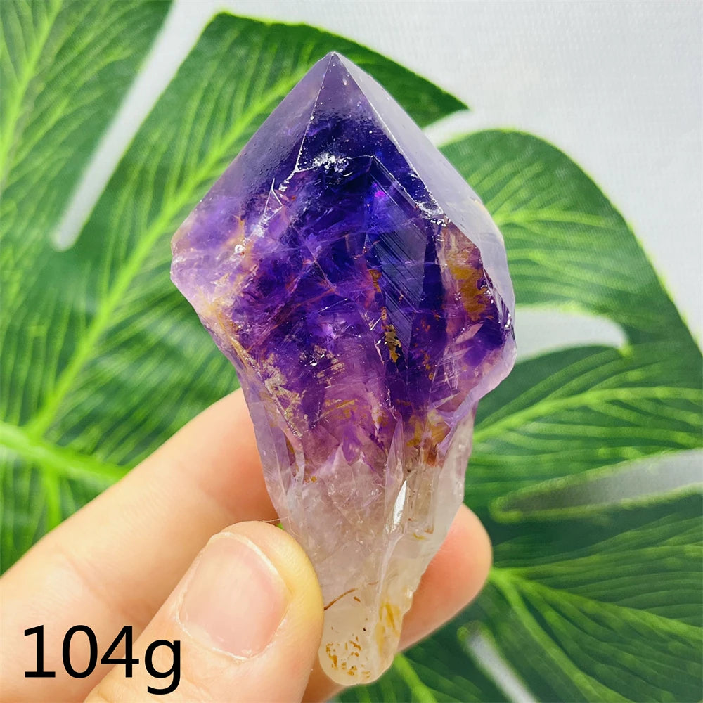 Natural Gemstone Amethyst Sceptre Clear Crystal Original Mineral Specimen Home Room Decoration Witchcraft altar Spiritual Yoga