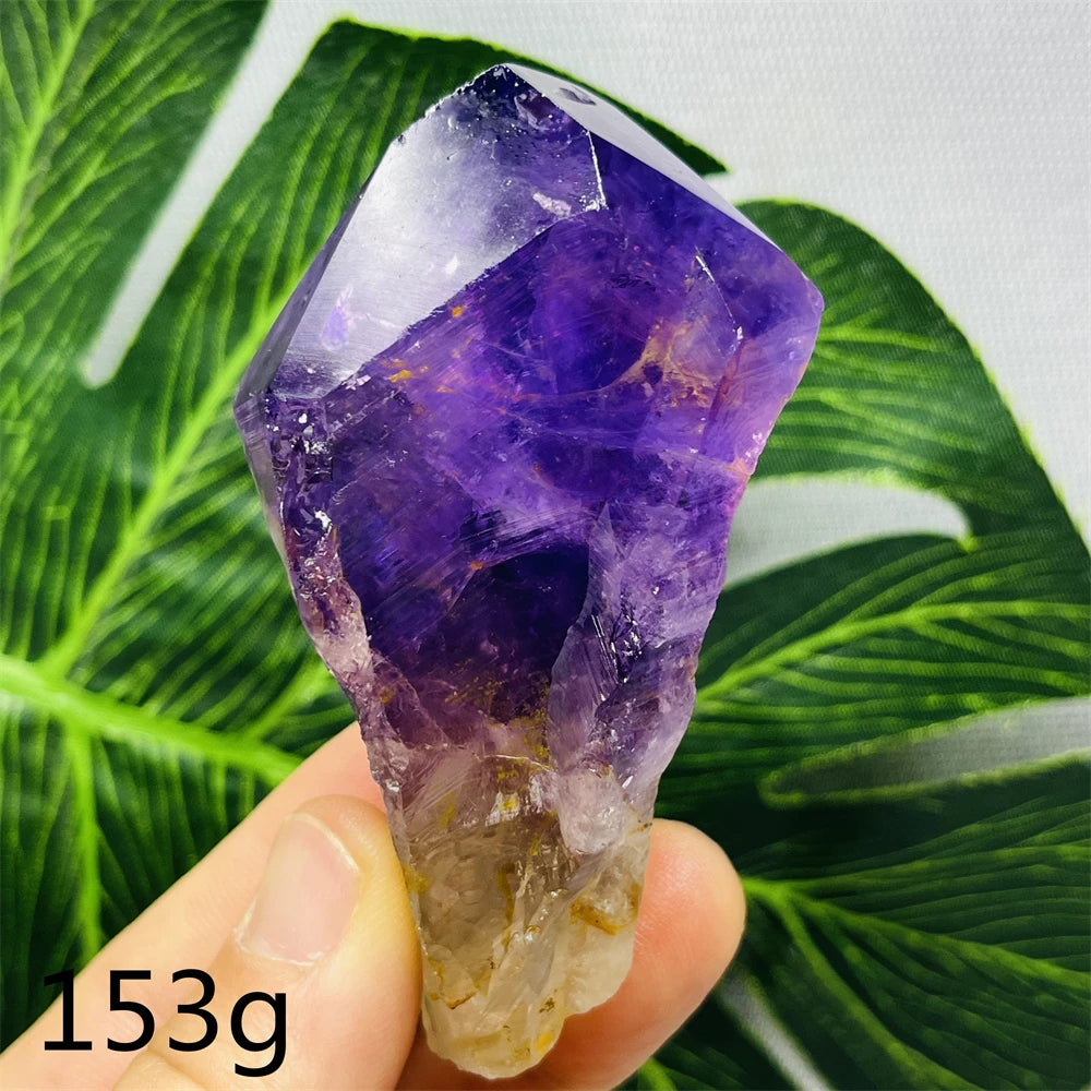 Natural Gemstone Amethyst Sceptre Clear Crystal Original Mineral Specimen Home Room Decoration Witchcraft altar Spiritual Yoga