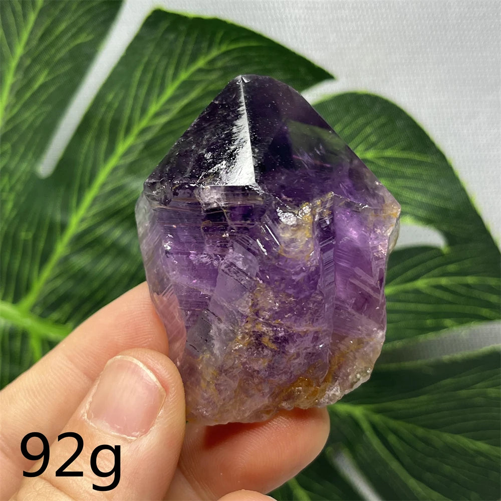 Natural Gemstone Amethyst Sceptre Clear Crystal Original Mineral Specimen Home Room Decoration Witchcraft altar Spiritual Yoga