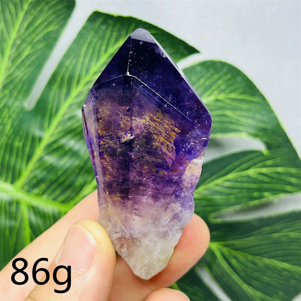 Natural Gemstone Amethyst Sceptre Clear Crystal Original Mineral Specimen Home Room Decoration Witchcraft altar Spiritual Yoga