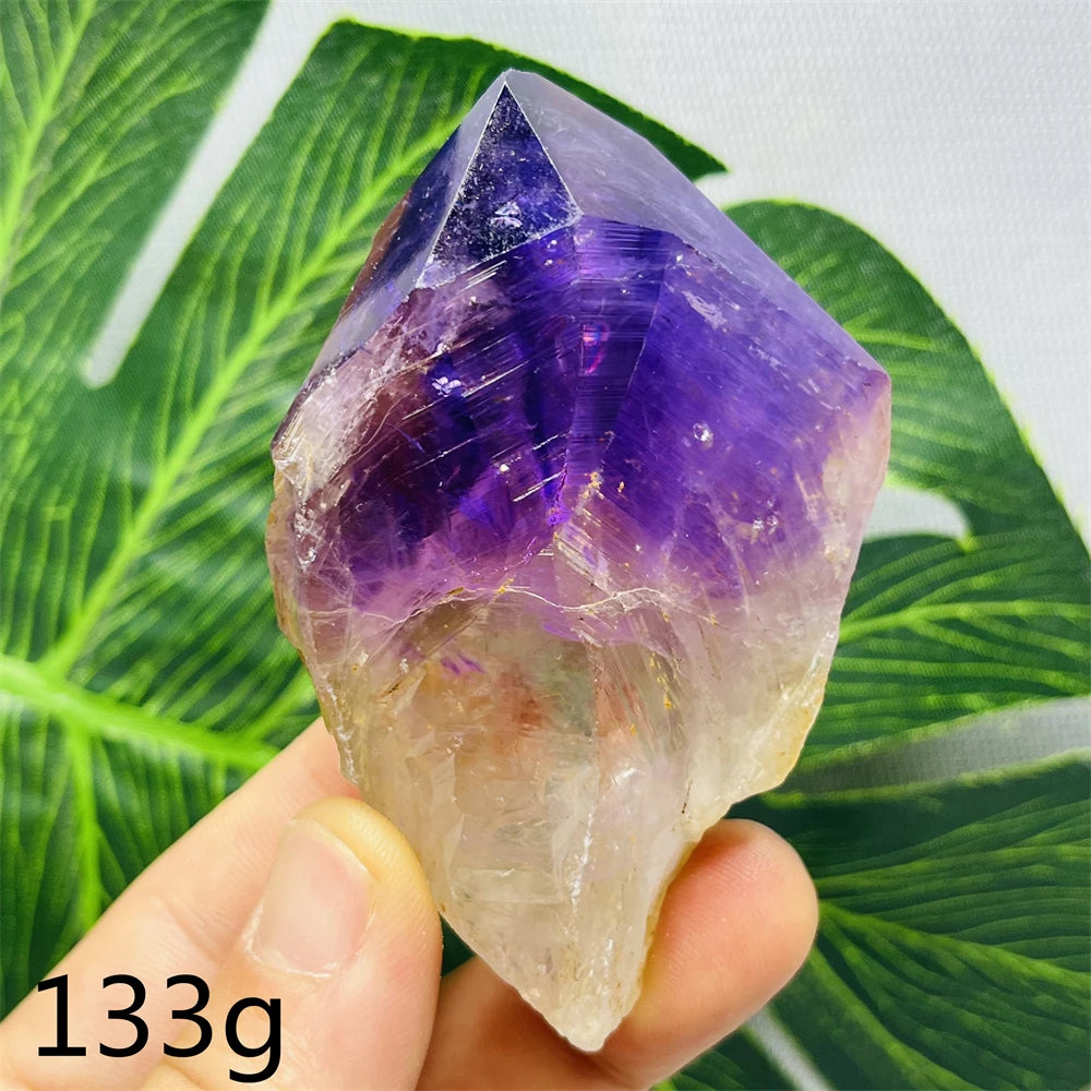 Natural Gemstone Amethyst Sceptre Clear Crystal Original Mineral Specimen Home Room Decoration Witchcraft altar Spiritual Yoga