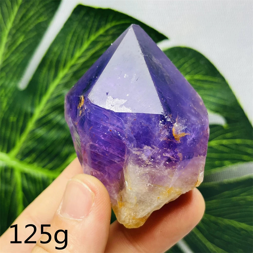 Natural Gemstone Amethyst Sceptre Clear Crystal Original Mineral Specimen Home Room Decoration Witchcraft altar Spiritual Yoga