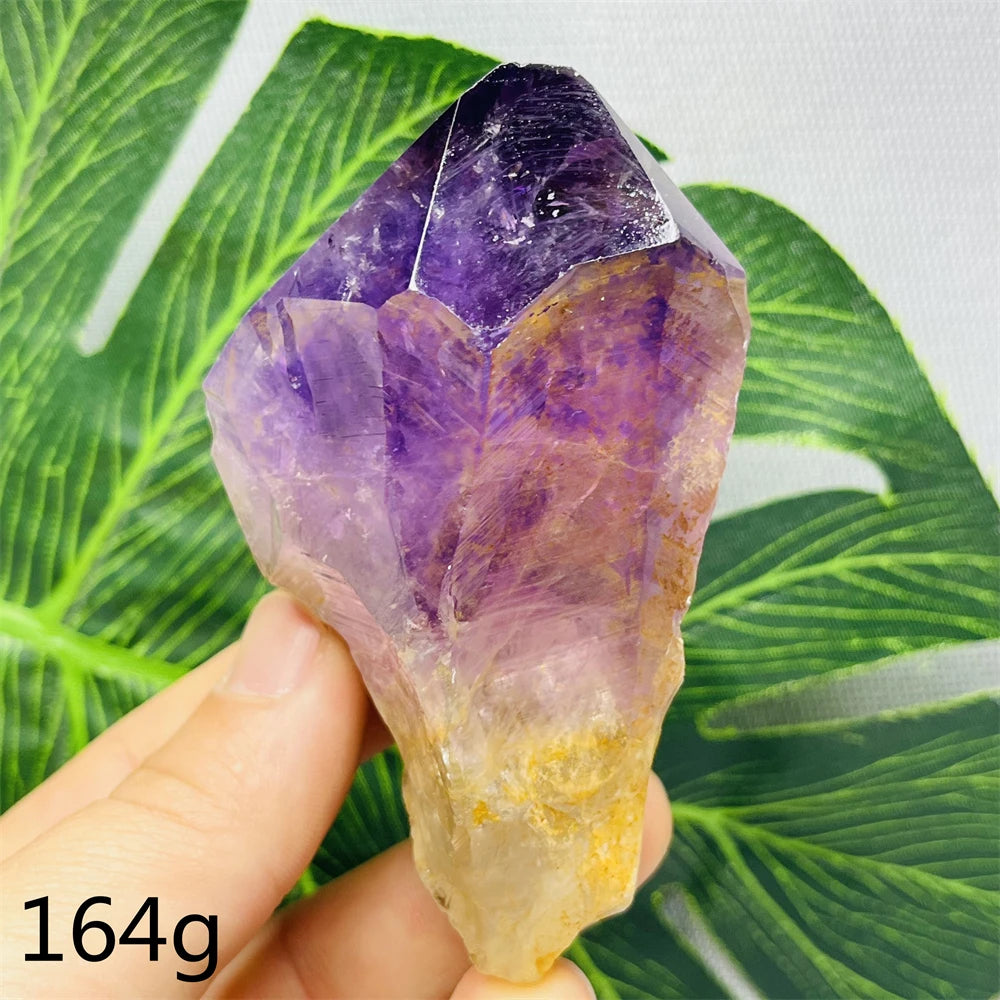 Natural Gemstone Amethyst Sceptre Clear Crystal Original Mineral Specimen Home Room Decoration Witchcraft altar Spiritual Yoga