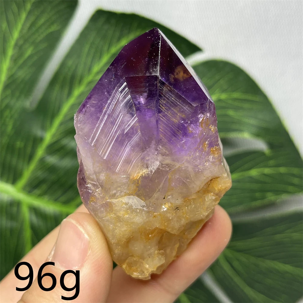 Natural Gemstone Amethyst Sceptre Clear Crystal Original Mineral Specimen Home Room Decoration Witchcraft altar Spiritual Yoga
