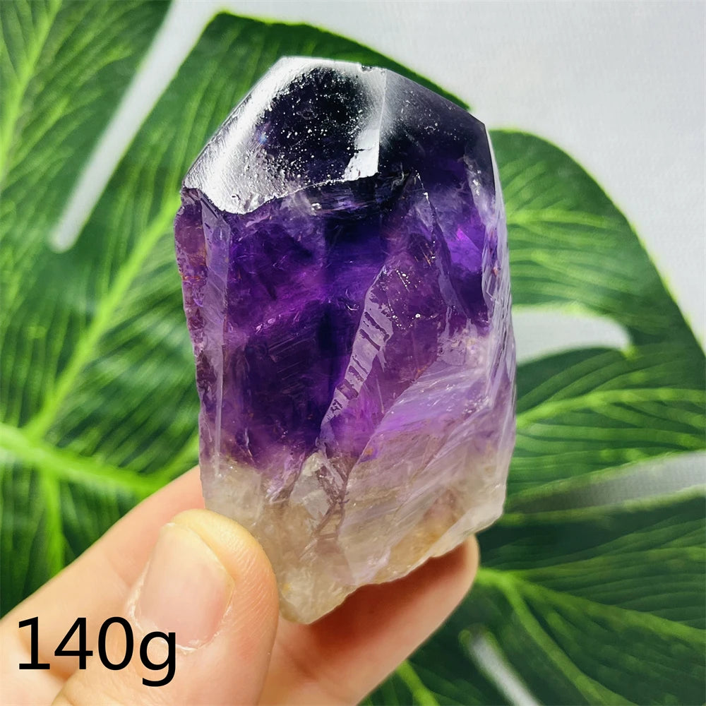 Natural Gemstone Amethyst Sceptre Clear Crystal Original Mineral Specimen Home Room Decoration Witchcraft altar Spiritual Yoga
