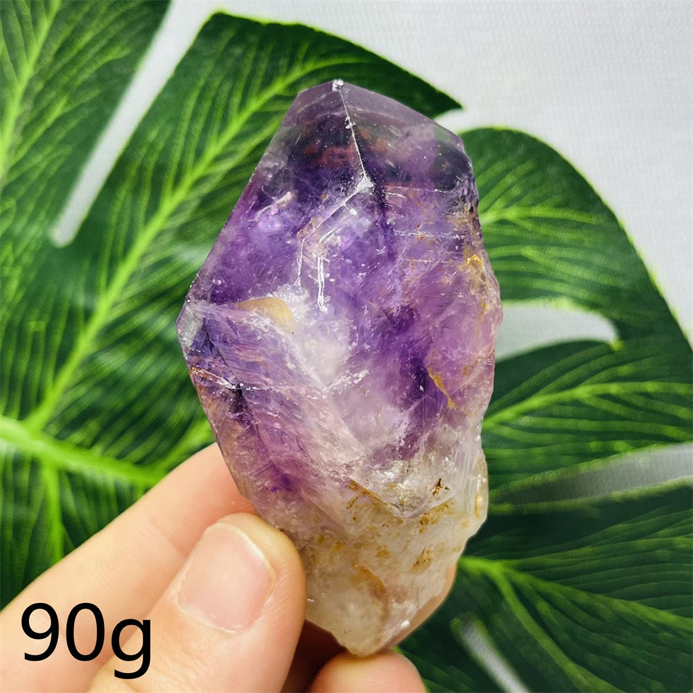 Natural Gemstone Amethyst Sceptre Clear Crystal Original Mineral Specimen Home Room Decoration Witchcraft altar Spiritual Yoga