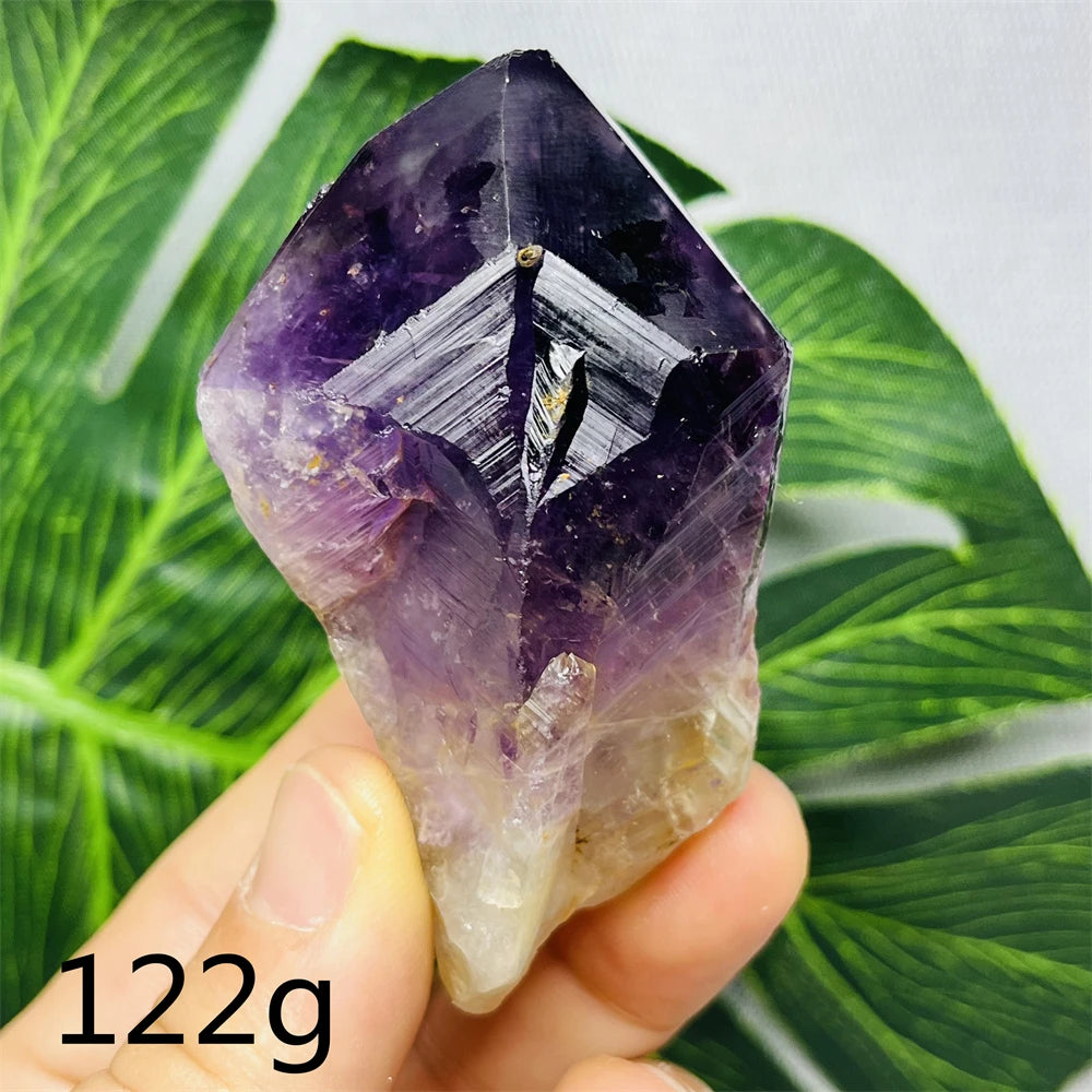 Natural Gemstone Amethyst Sceptre Clear Crystal Original Mineral Specimen Home Room Decoration Witchcraft altar Spiritual Yoga