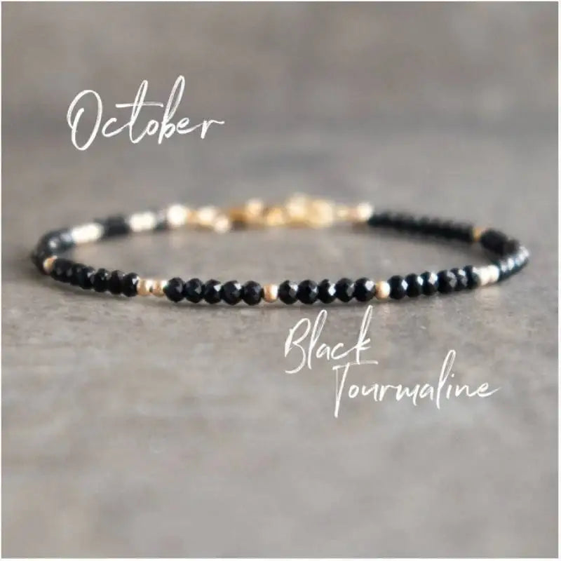 Black Tourmaline Empath Protection Bracelet for Women