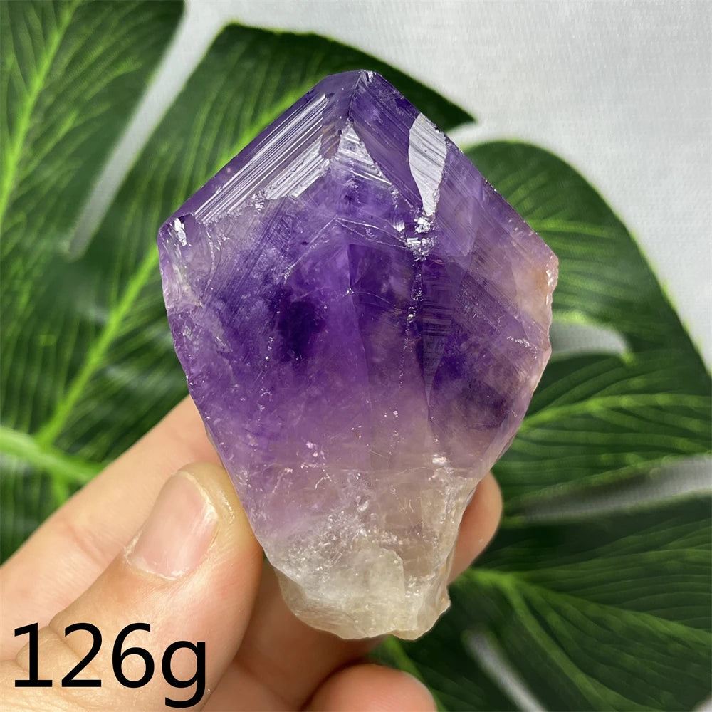 Natural Gemstone Amethyst Sceptre Clear Crystal Original Mineral Specimen Home Room Decoration Witchcraft altar Spiritual Yoga