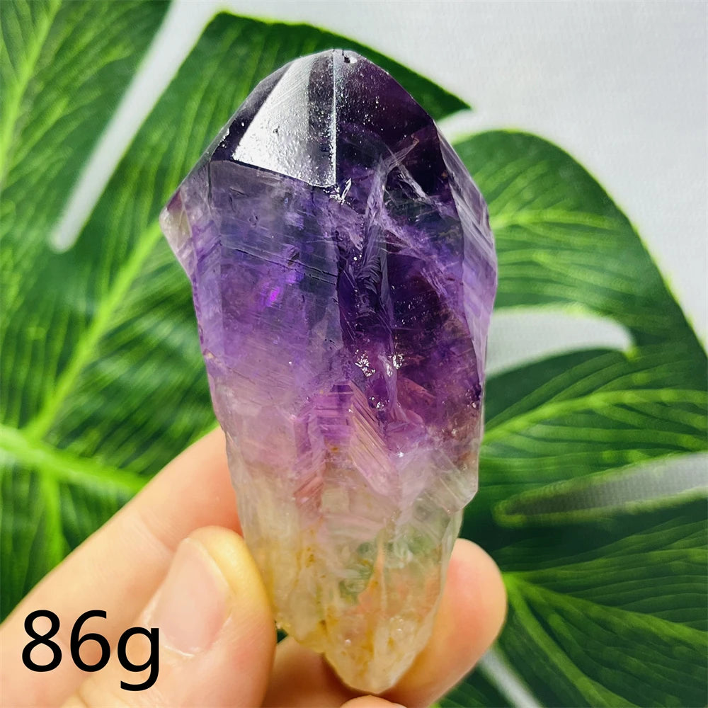 Natural Gemstone Amethyst Sceptre Clear Crystal Original Mineral Specimen Home Room Decoration Witchcraft altar Spiritual Yoga
