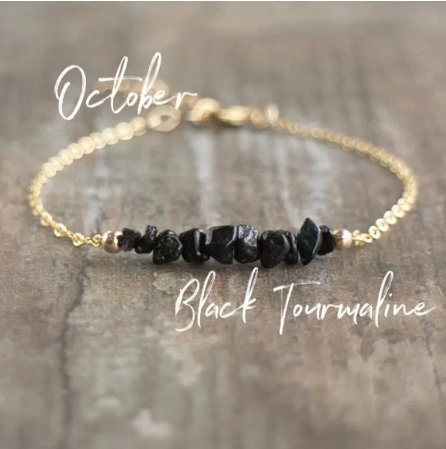 Black Tourmaline Empath Protection Bracelet for Women