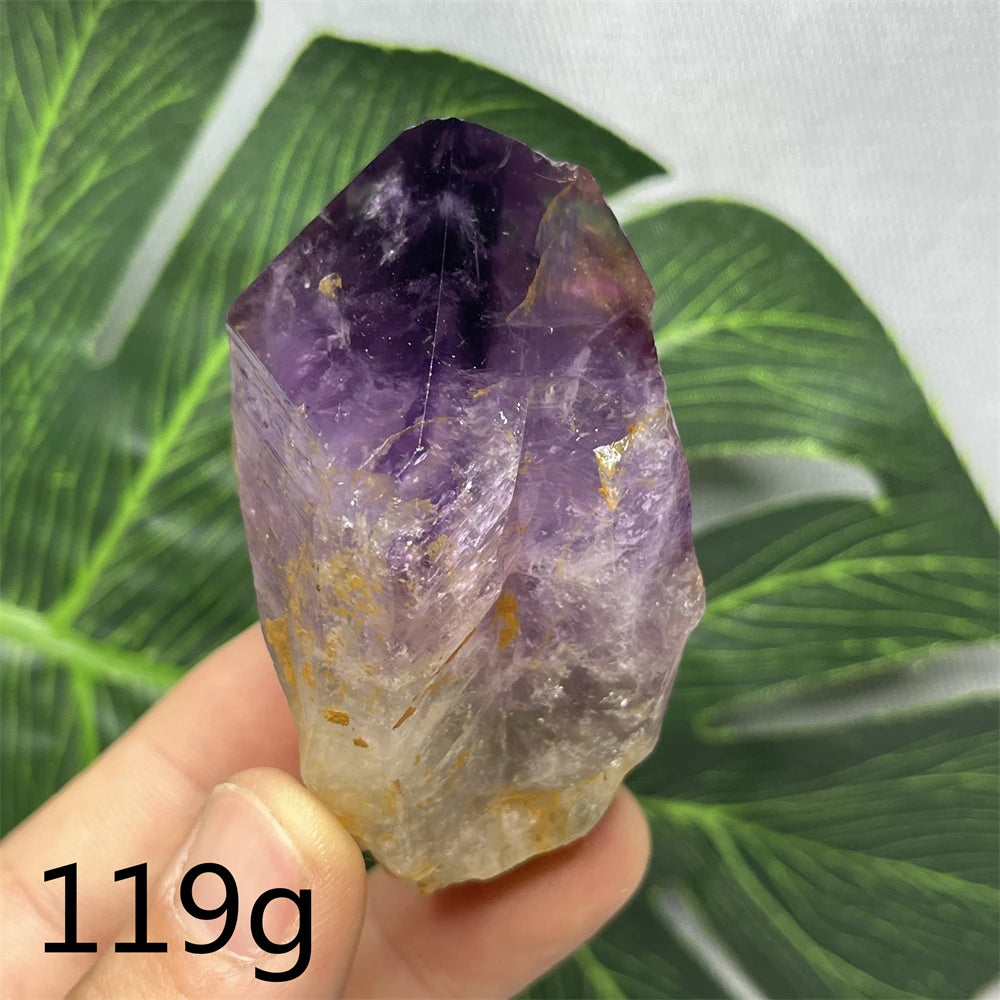 Natural Gemstone Amethyst Sceptre Clear Crystal Original Mineral Specimen Home Room Decoration Witchcraft altar Spiritual Yoga