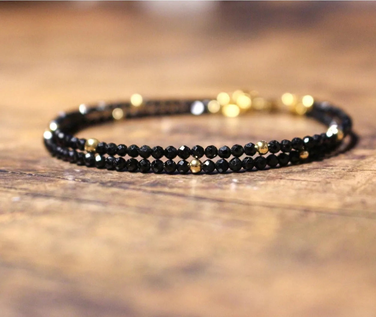 Black Tourmaline Empath Protection Bracelet for Women