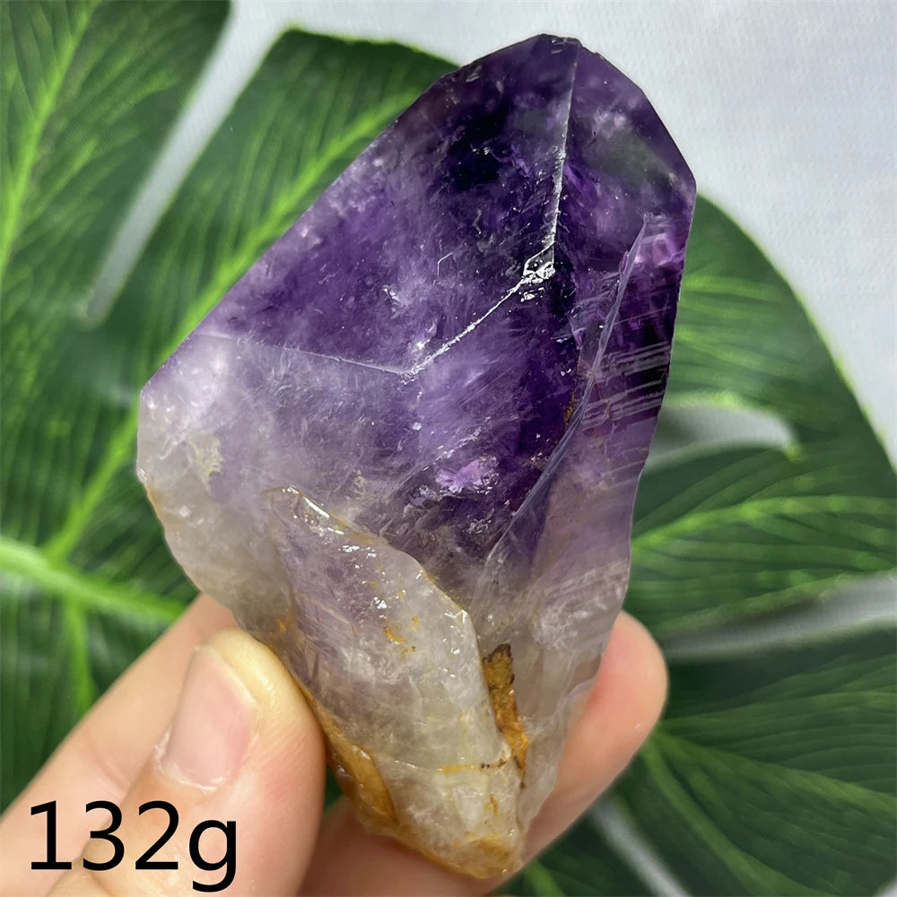 Natural Gemstone Amethyst Sceptre Clear Crystal Original Mineral Specimen Home Room Decoration Witchcraft altar Spiritual Yoga