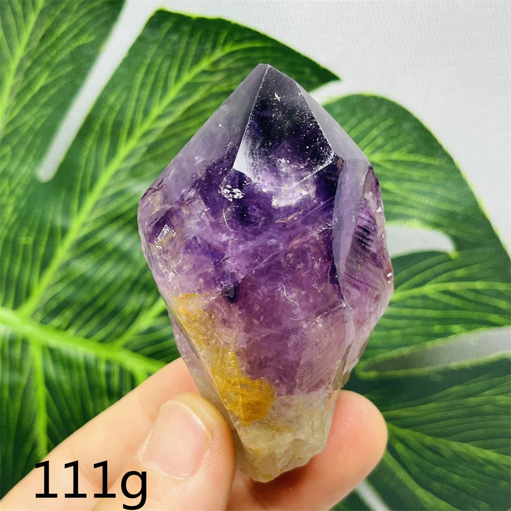 Natural Gemstone Amethyst Sceptre Clear Crystal Original Mineral Specimen Home Room Decoration Witchcraft altar Spiritual Yoga