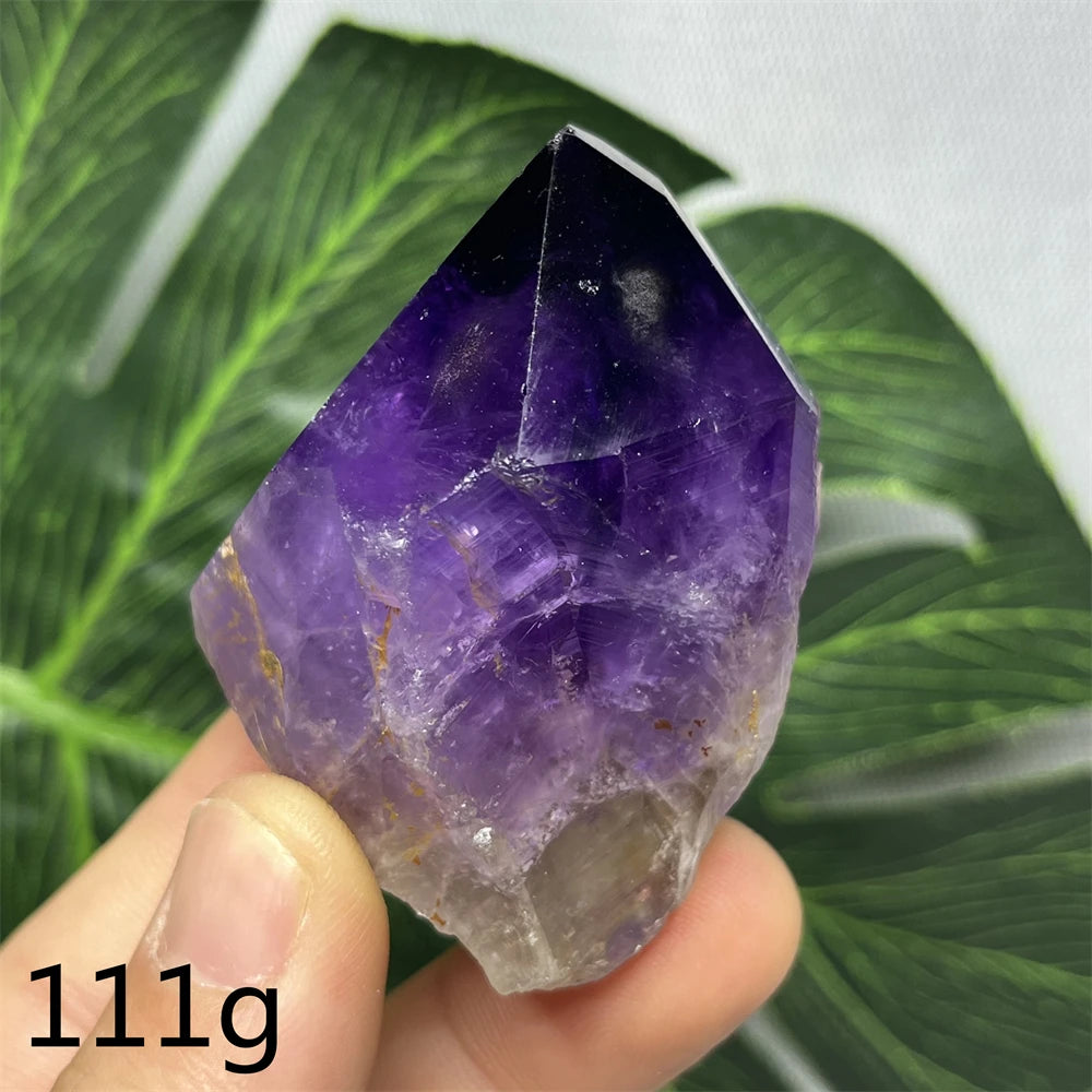 Natural Gemstone Amethyst Sceptre Clear Crystal Original Mineral Specimen Home Room Decoration Witchcraft altar Spiritual Yoga
