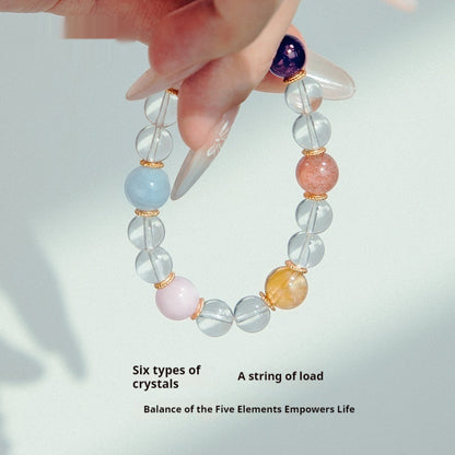 Song Crystal Amethyst Ankang Bracelet