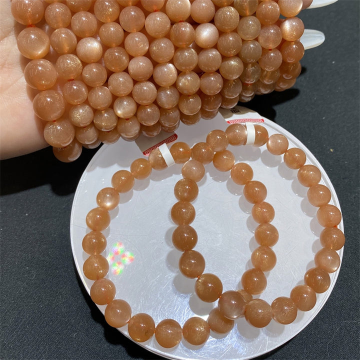 Wholesale Colorful Crystal Beads golden sunstone bracelet for Jewelry Bracelet Making Stock for Sale