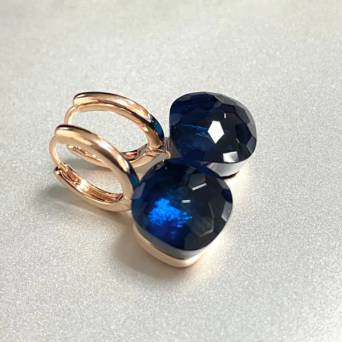 Classic Crystal Earrings Candy Square Earrings Platinum Plated Water Drop Candy Color Earrings Women Crystal Jewelry Gift