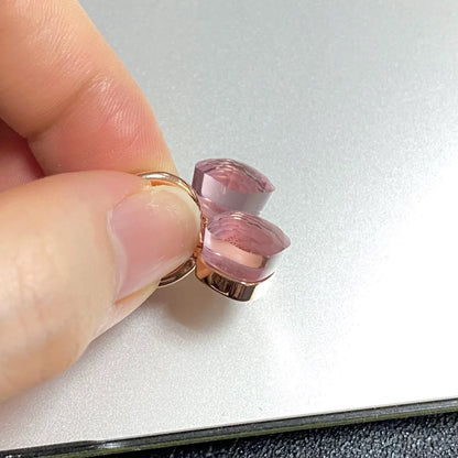 Classic Crystal Earrings Candy Square Earrings Platinum Plated Water Drop Candy Color Earrings Women Crystal Jewelry Gift