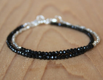 Black Tourmaline Empath Protection Bracelet for Women