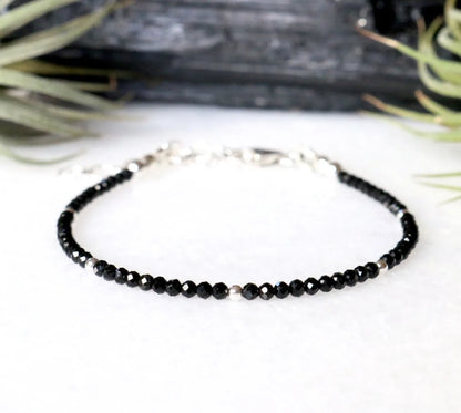 Black Tourmaline Empath Protection Bracelet for Women