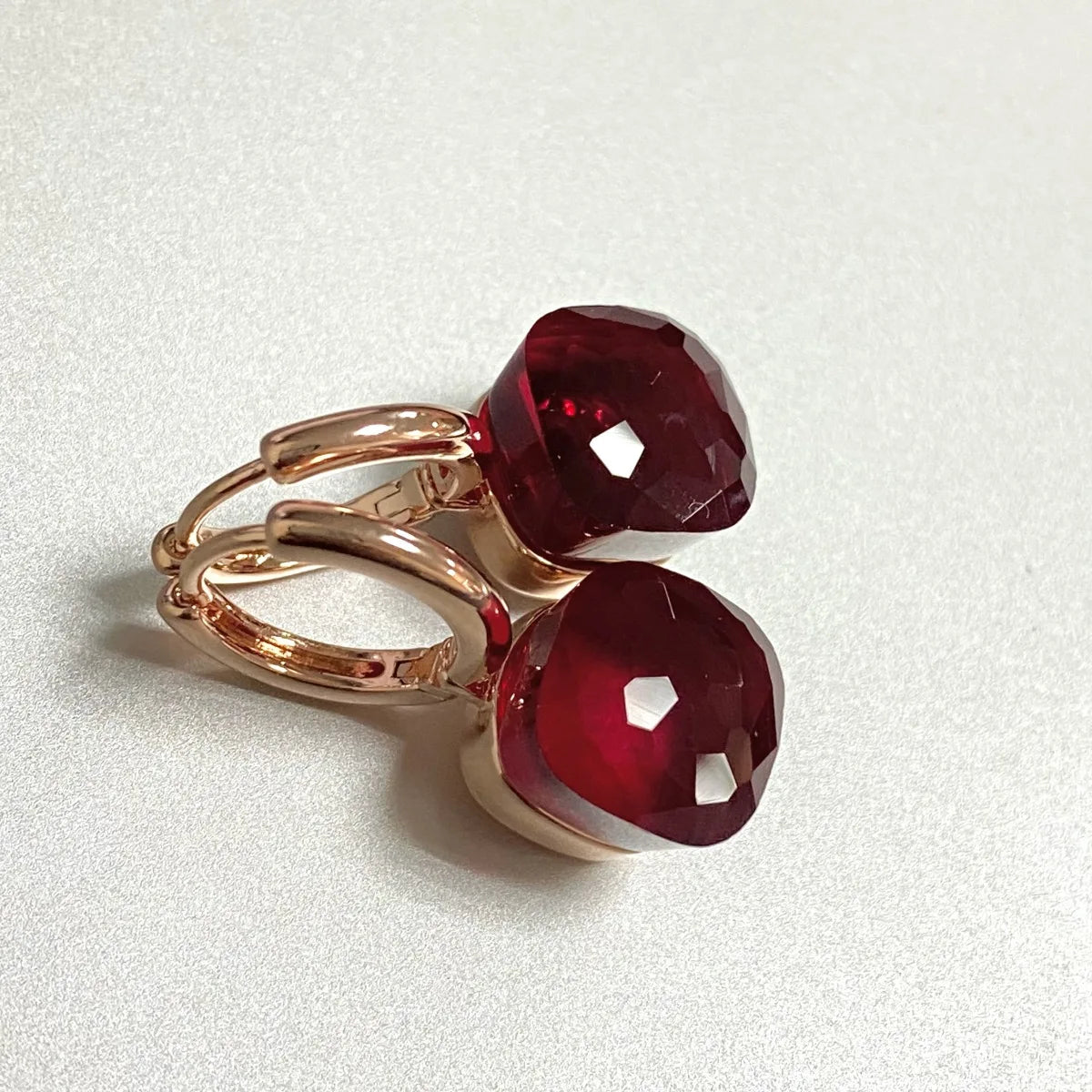 Classic Crystal Earrings Candy Square Earrings Platinum Plated Water Drop Candy Color Earrings Women Crystal Jewelry Gift