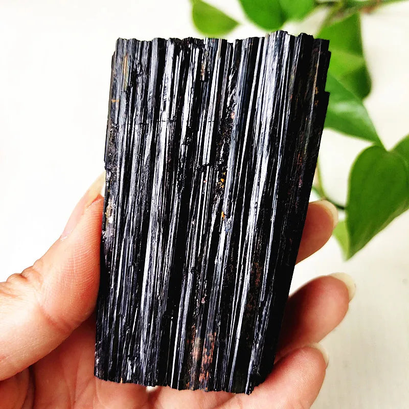 Natural Black Tourmaline Raw Crystal Stone Mineral Specimen Room Decor Home Spiritual Energy Meditation Piedras Naturales y Mine